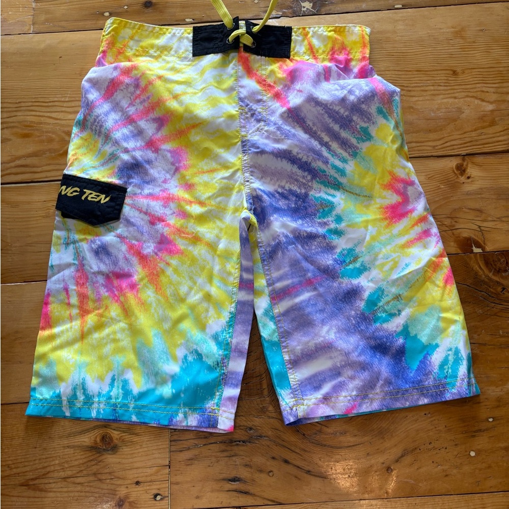 Hang Ten Colorful Tie-Dye Kids Shorts